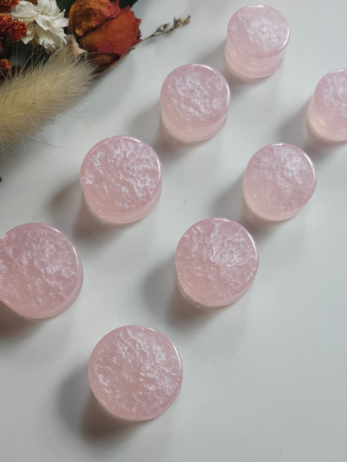 8MM-50MM Slightly Pink plugs