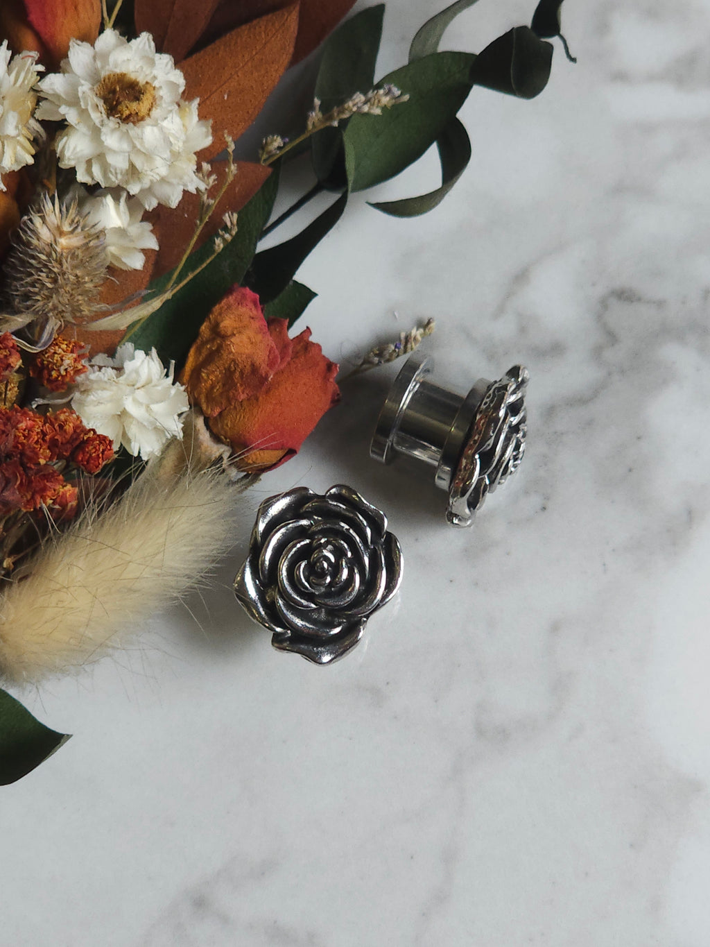 8MM-10MM Rose Plugs Tunnels