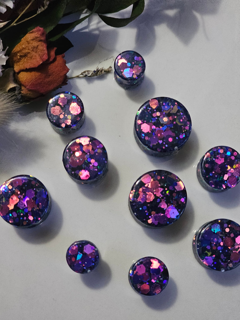 Color Shifting Purple/Blue Plugs