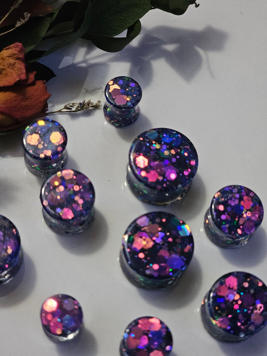 Color Shifting Purple/Blue Plugs