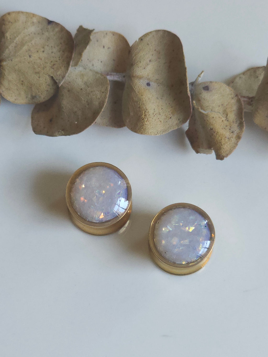 Faux Opal Gauges