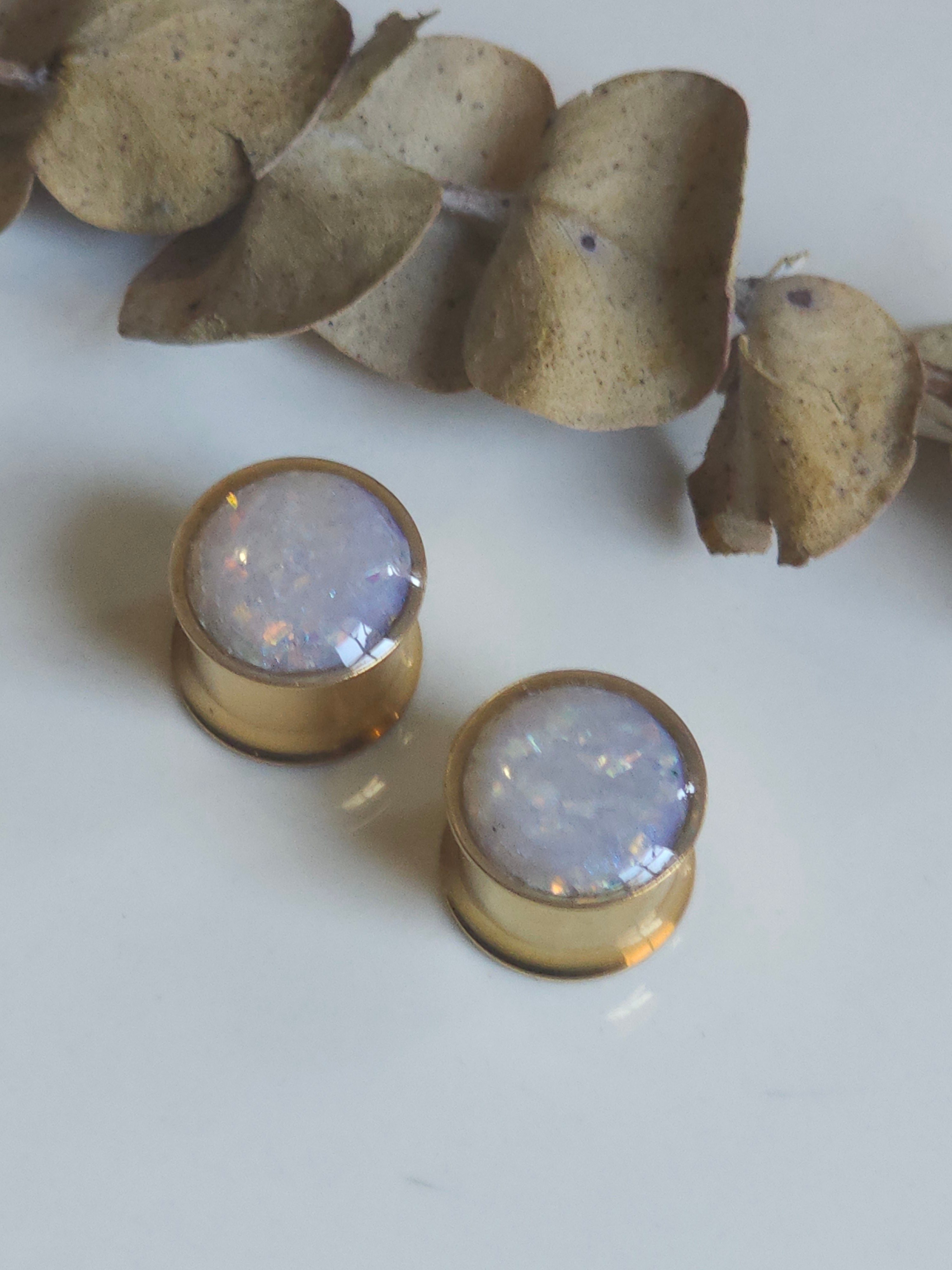 Faux Opal Gauges