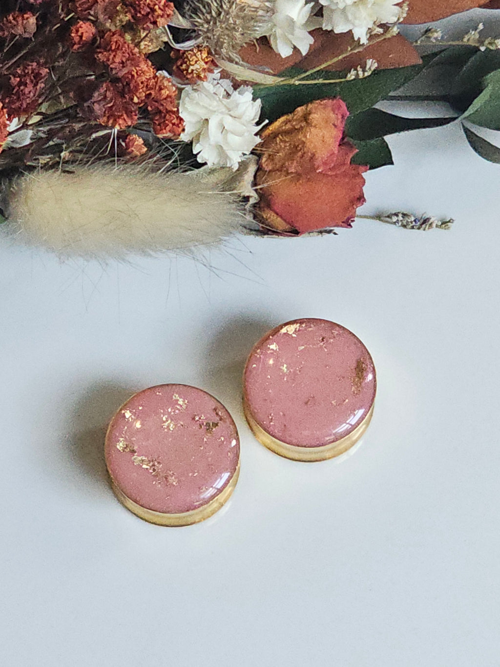 8MM-50MM Pink/Gold Gauges