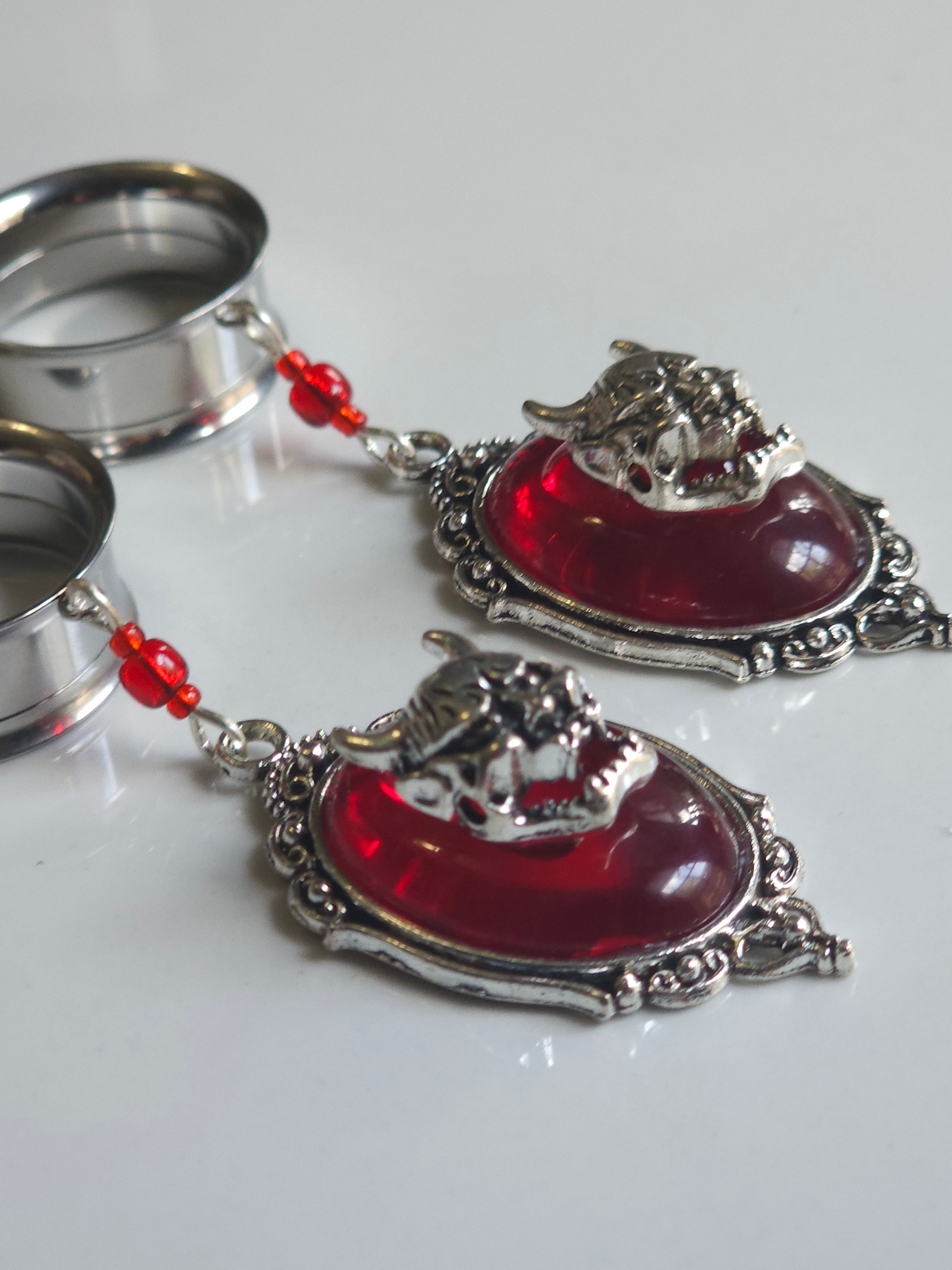 Oni Mask Cameo dangle gauges