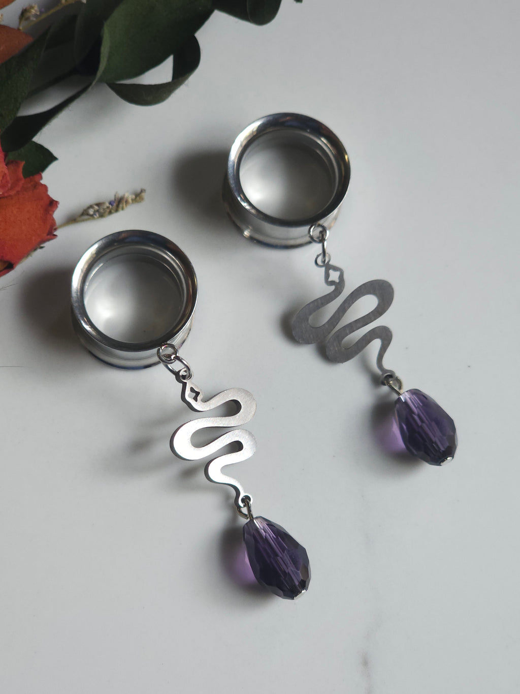 Slithering snake dangle gauges