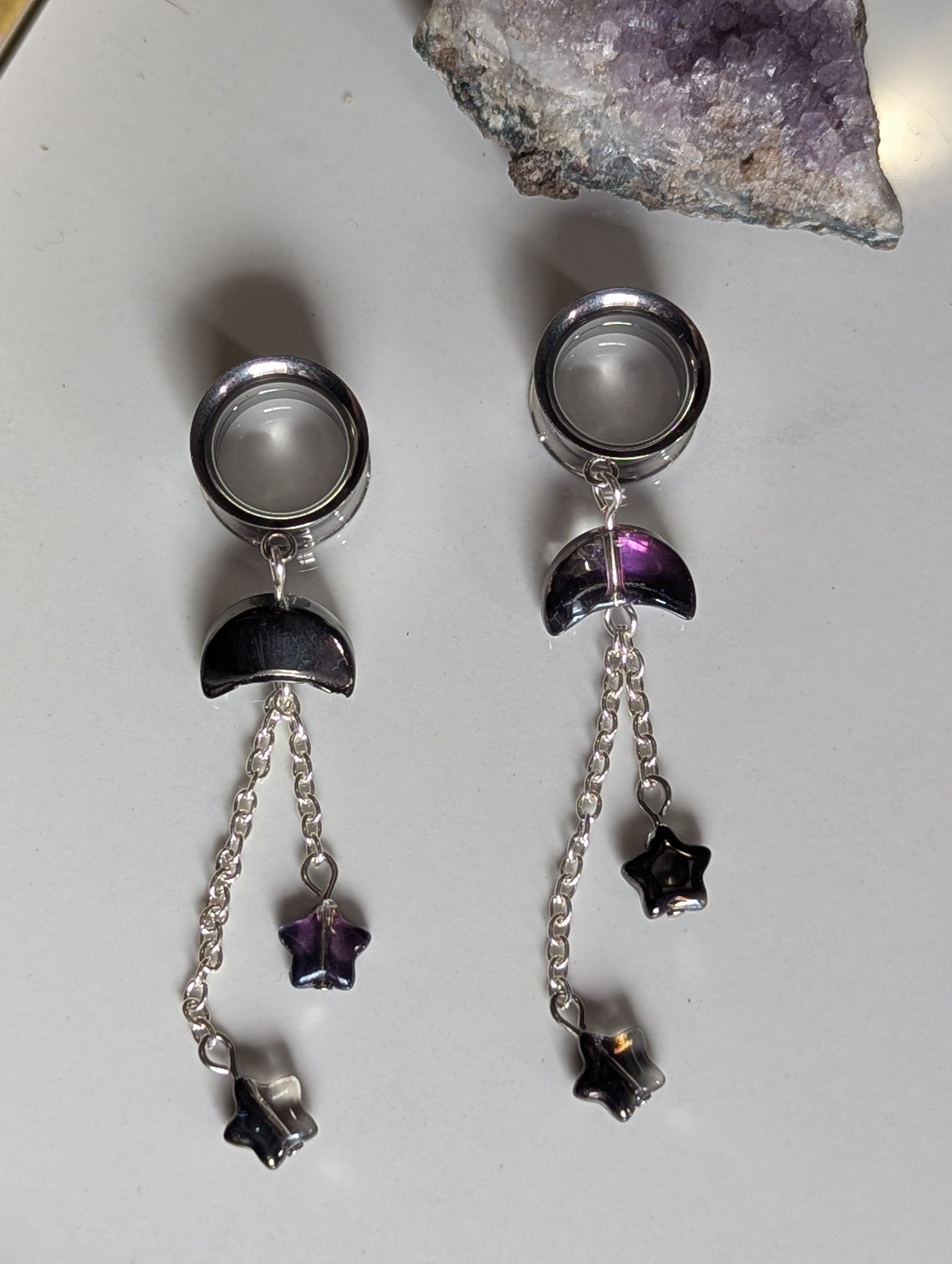 Starry night Dangle Gauges