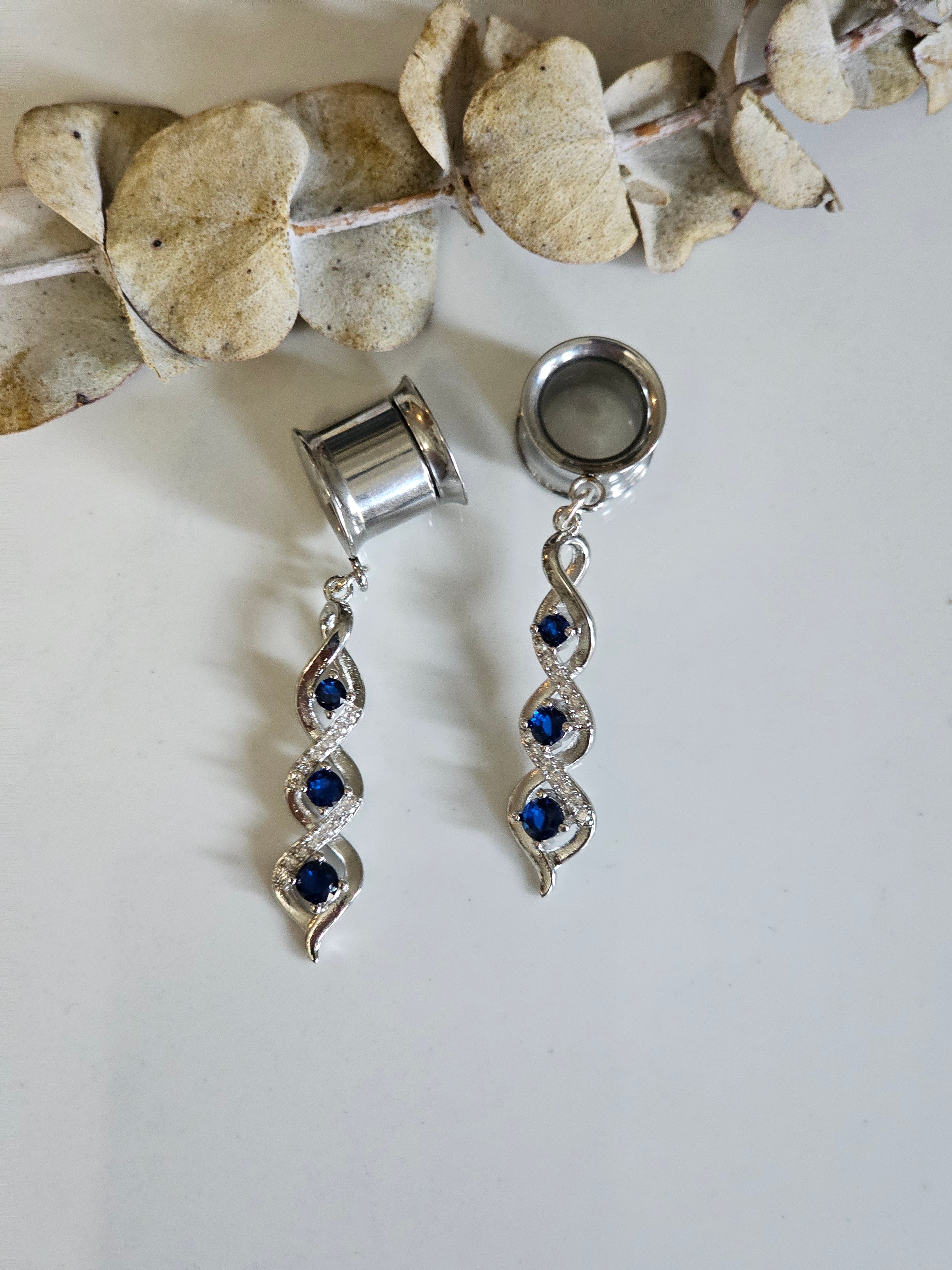 Sapphire Dangle Gauges